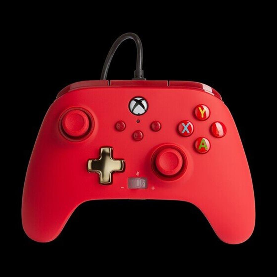 POWER A JOYSTICK XBOX ONE/SERIES WIRED CONTROLLER ROJO