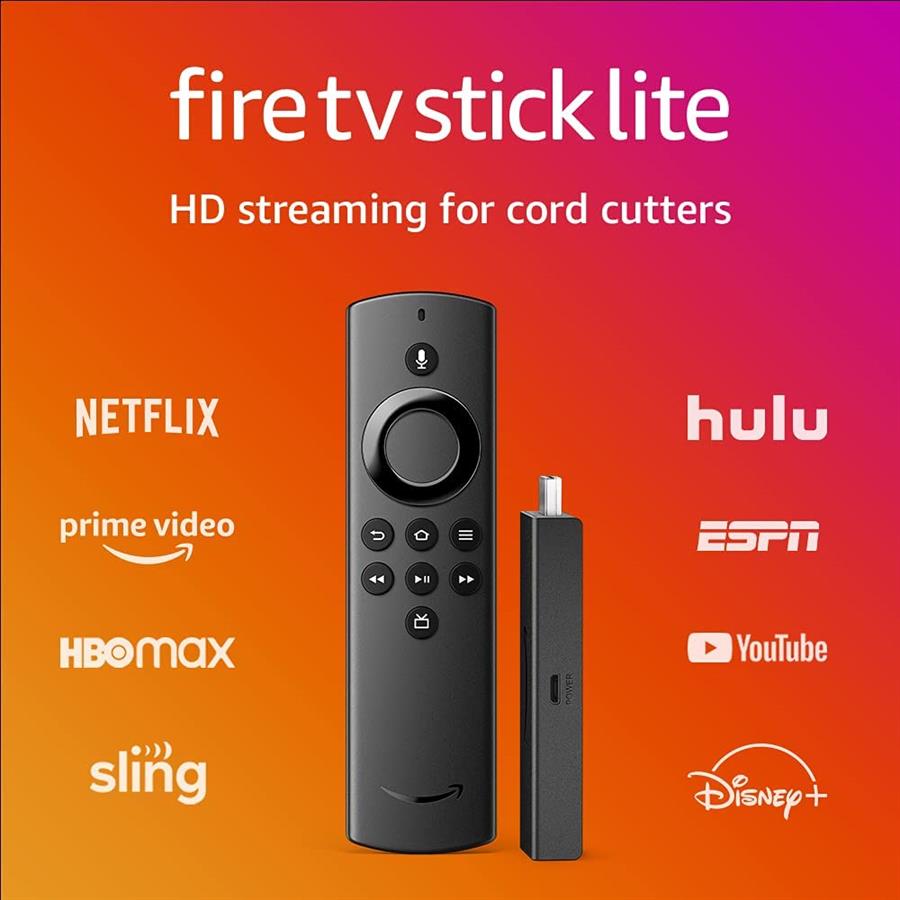 AMAZON FIRE TV STICK LITE HD STREAMING SEGUNDA GENERACION