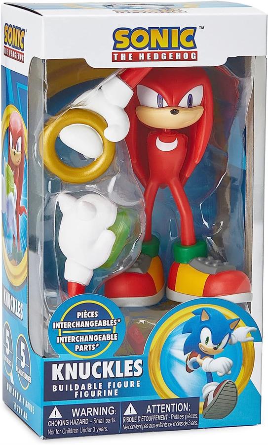 JUST TOYS SONIC THE HEDGEHOG KNUCKLES PIEZAS INTERCAMBIABLES