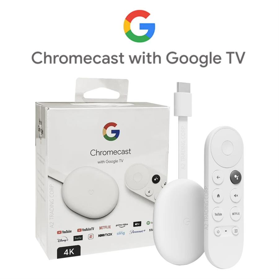 Dispositivo Streaming Chromecast Tv Hd 4Th Generación Google Blanco