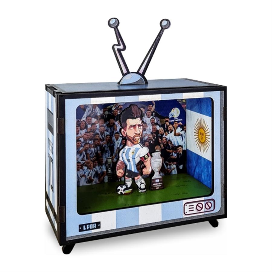 TV BOX RETRO LEO MESSI