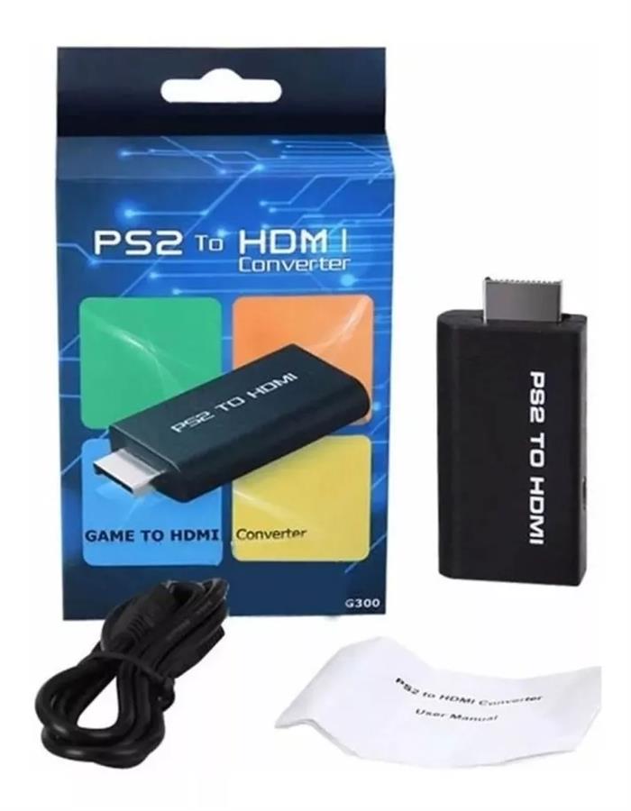 Adaptador conversor playstation 2 ps2 a hdmi convertidor video audio  GENERICO