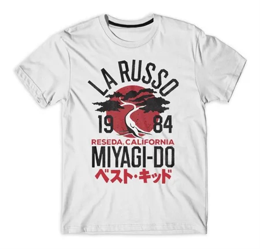 REMERA LARUSSO MIYAGI-DO BLANCA TALLE XS