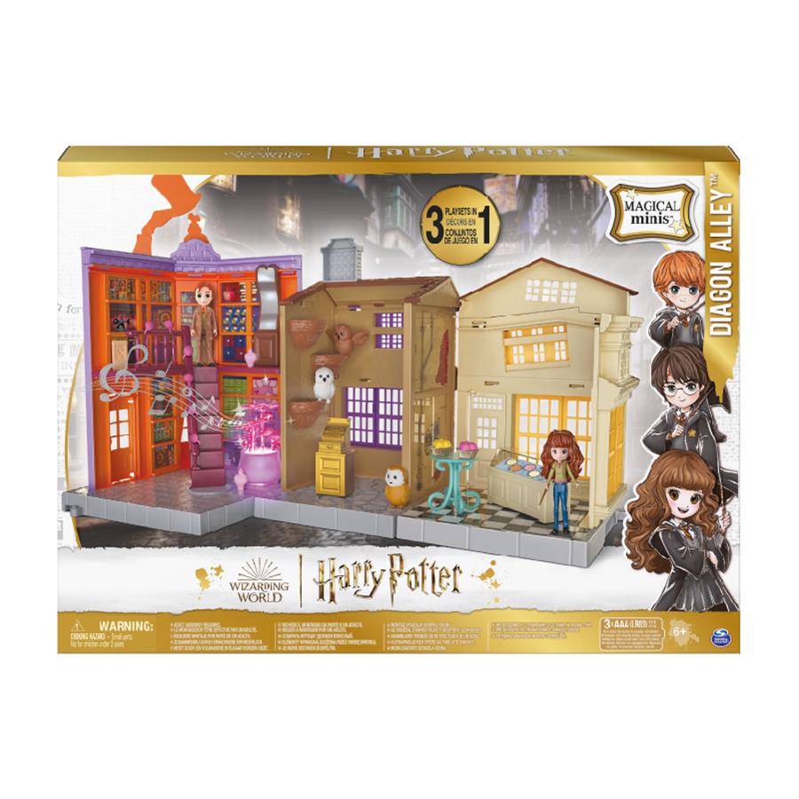 SPIN MASTER HARRY POTTER WIZARDING WORLD 3 PLAYSETS EN 1 DIAGON ALLEY