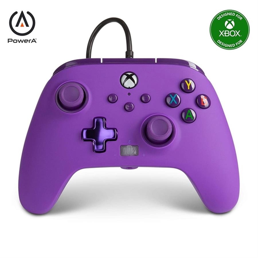POWER A ENHANCED WIRED CONTROLLER XBOX ONE / SERIES PURPLE ROYAL