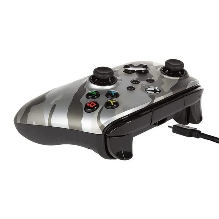 POWER A ENHANCED WIRED CONTROLLER XBOX ONE / SERIES METALIC ARTIC CAMO