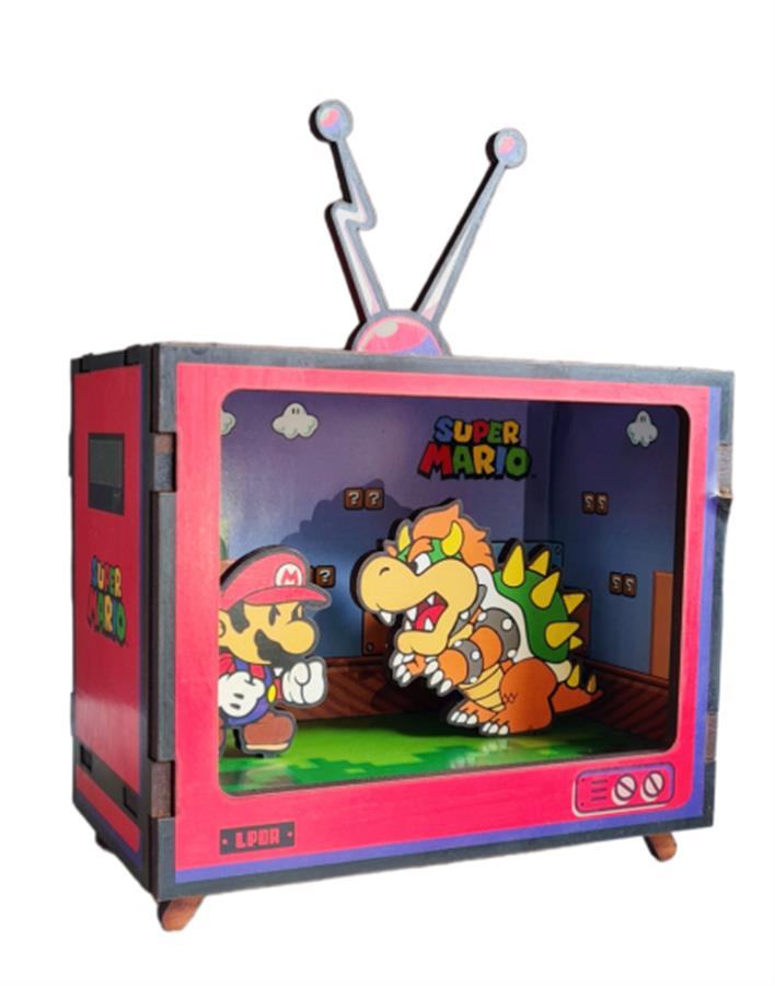 TV BOX RETRO MARIO VS BOWSER