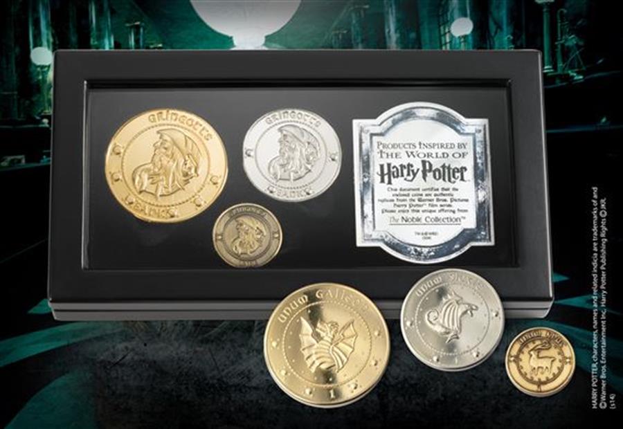 HARRY POTTER THE GRINGOTTS BANK COIN COLLECTION