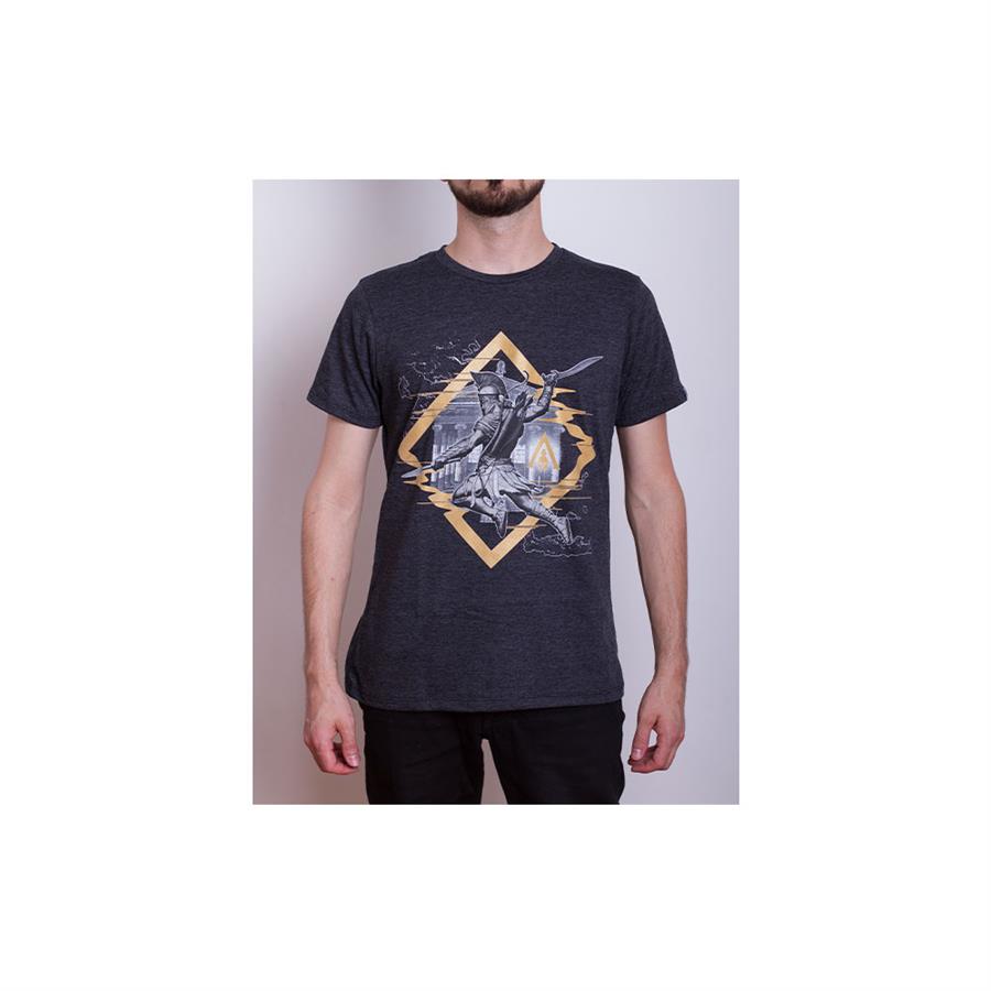 REMERA ASSASSIN S CREED ODYSSEY JUMP UNISEX GRIS OSCURO S