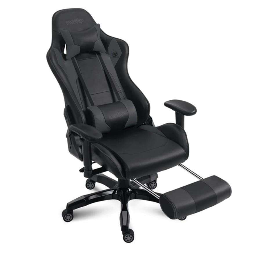 LEVEL UP SILLA GAMER APOLO NEGRA Y GRIS