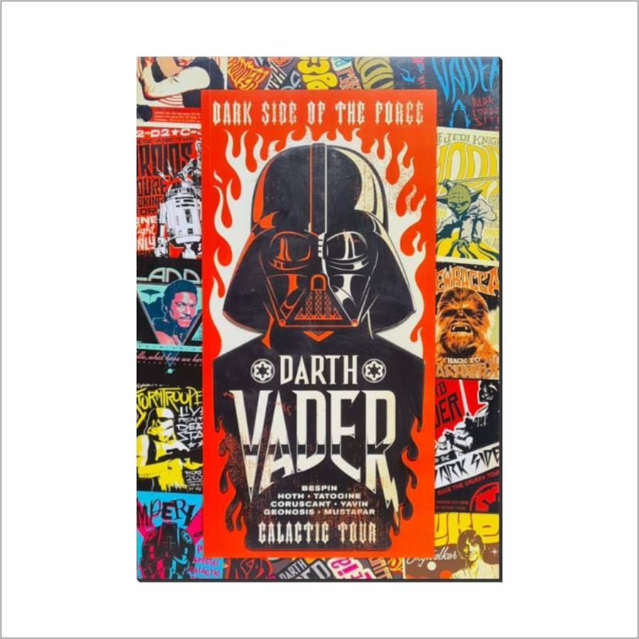 CUADRO GAMER 3D SIMPLE STAR WARS DARTH VADER GALACTIC TOUR