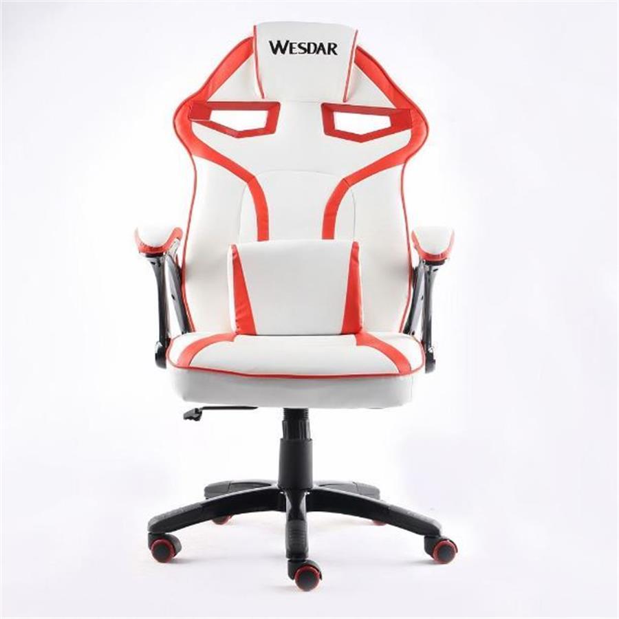 WESDAR SILLA GAMER RED WHITE