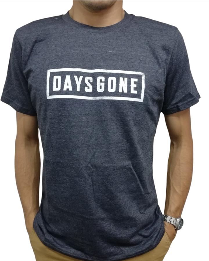 REMERA PLAYSTATION OFICIAL DAYS GONE GRIS TOPO TALLE L