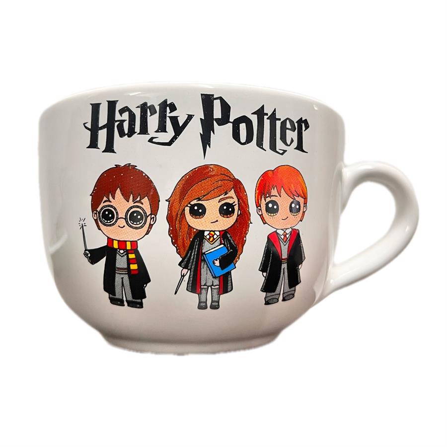 TAZA HARRY POTTER RON HERMIONE Y HARRY
