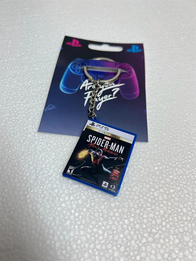 LLAVERO DE JUEGOS 3D MILES MORALES ULTIMATE EDITION PS5