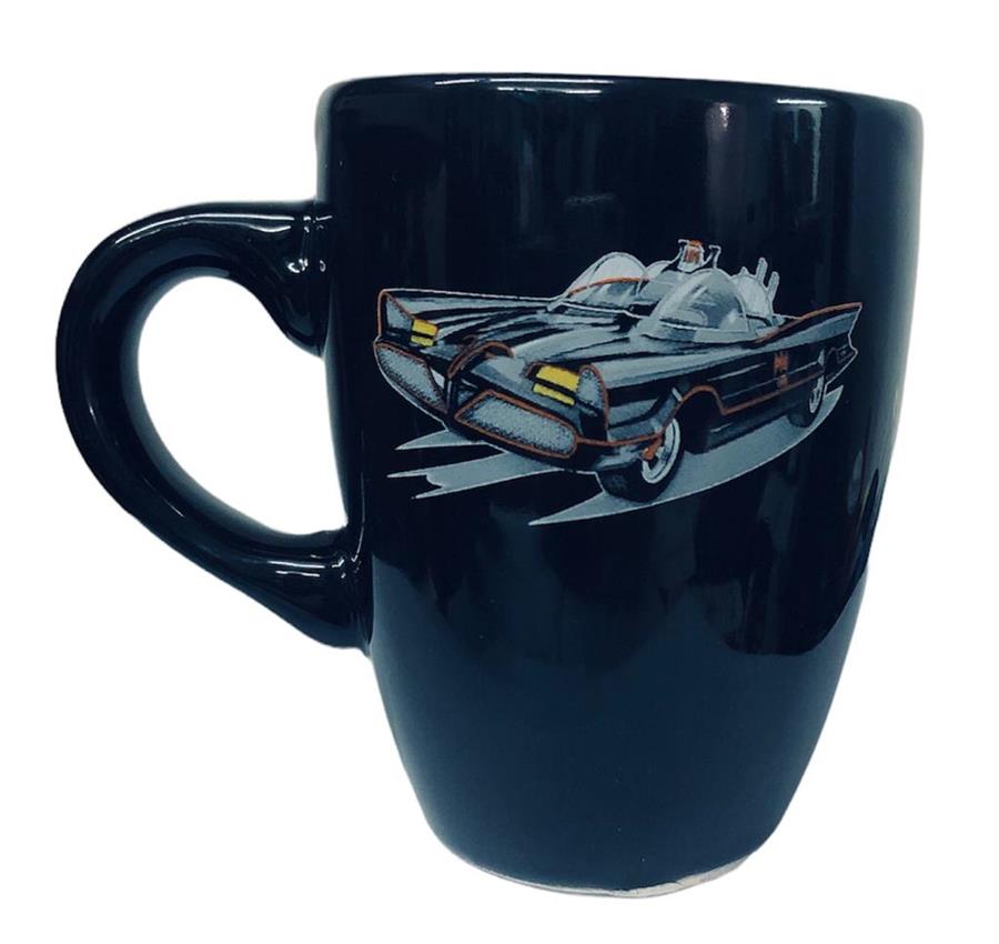 TAZA CONICA DC BATMAN BATIMOVIL NEGRA