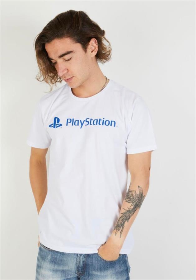 PLAYSTATION REMERA PLAYSTATION WHITE M42 (G0006774) TALLE S