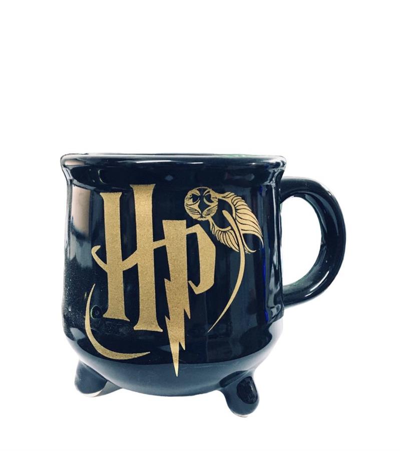 HARRY POTTER TAZA CALDERO LOGO HP