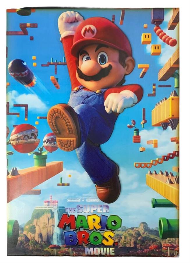 CUADRO GAMER 3D SIMPLE THE SUPER MARIO BROS MOVIE