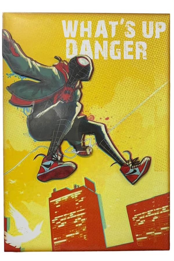 CUADRO GAMER 3D SIMPLE MILES MORALES WHATS UP DANGER