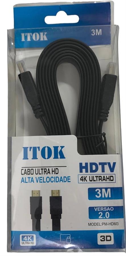 ITOK CABLE HDMI 3 METROS 4K ULTRAHD