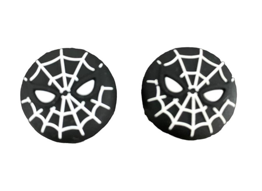 GENERICO GRIPS FOR PS5/PS4/PS3 CONTROLLER SPIDERMAN MASCARA NEGRA X2
