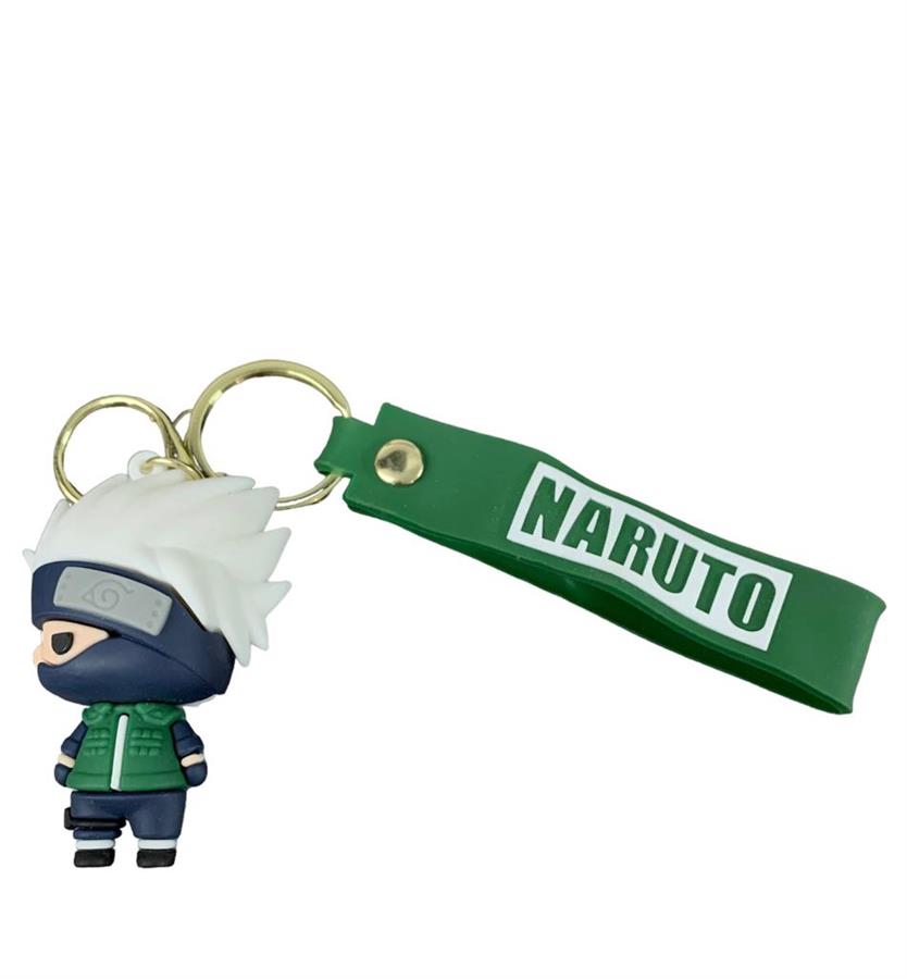 LLAVERO NARUTO MODELOS VARIOS GOMA 3D CON CORREA