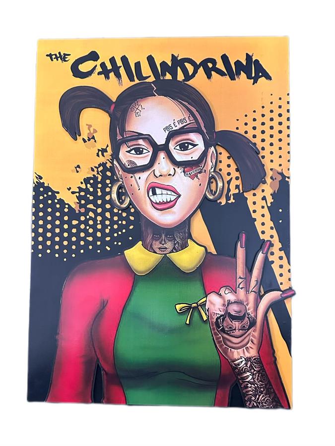 CUADRO GAMER 3D SIMPLE CHILINDRINA