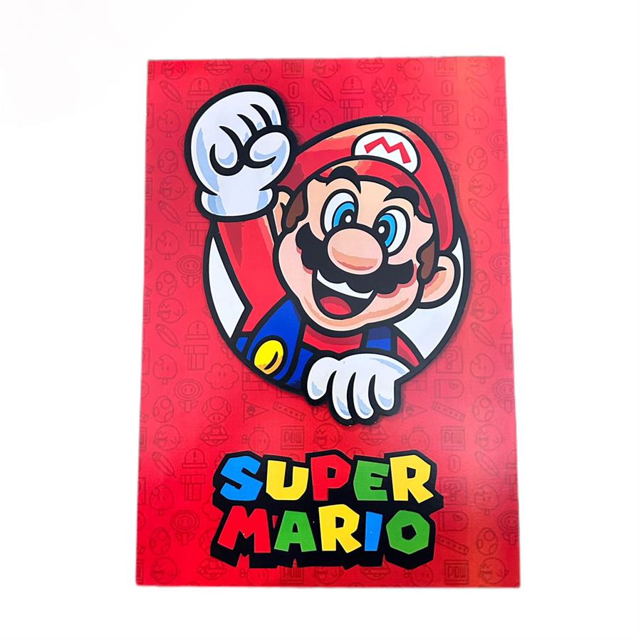 CUADRO GAMER 3D SIMPLE SUPER MARIO