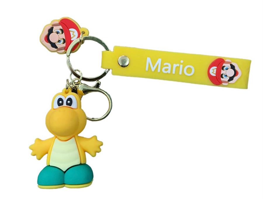 LLAVERO MARIO BROS KOOPA TROOPA GOMA 3D CON CORREA