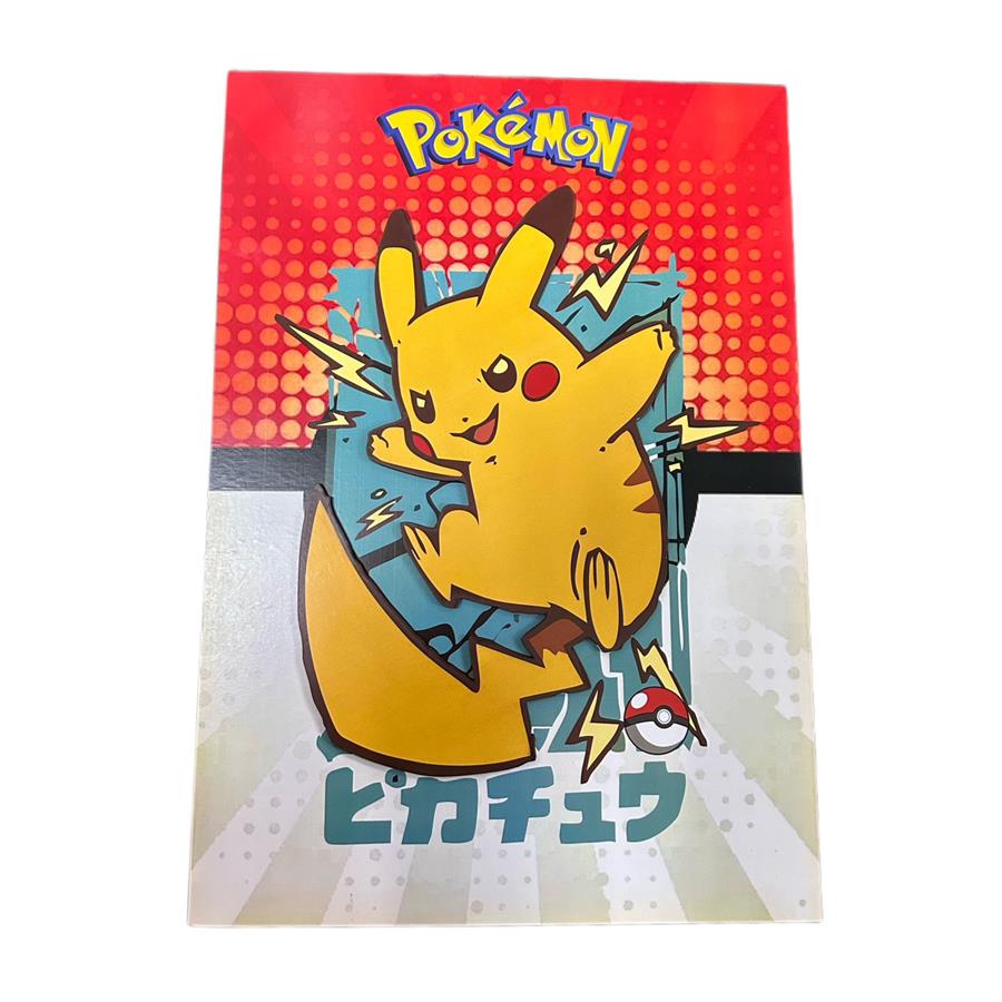 CUADRO GAMER 3D SIMPLE POKEMON PIKACHU