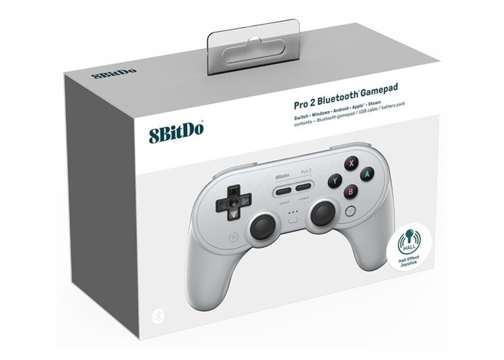 8BITDO JOYSTICK PRO 2 HALL EFFECT NSW/WIN/ANDR/STEAM 80GL02 GRAY