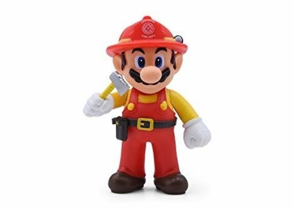 SUPER MARIO SUPER SIZE FIGURE COLLECTION MARIO MAKER BOMBERO