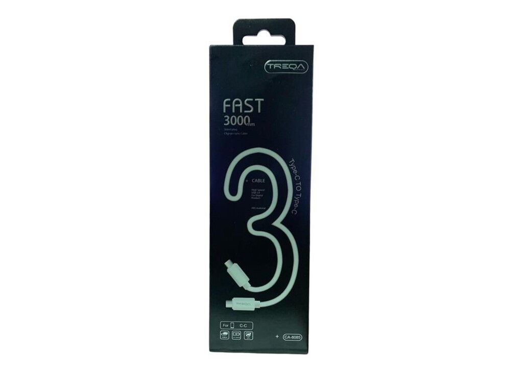 TREQA CABLE 3 M TIPO C-TIPO C CA-8085