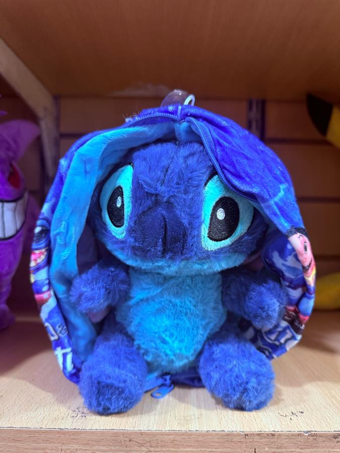 PELUCHE STITCH MEDIANO CON BOLSA/ CON TRAPO