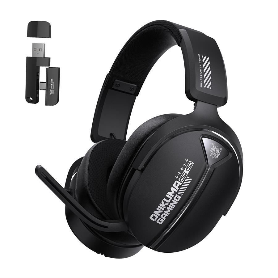 ONIKUMA HEADSET GT887 GAMING RGB TRI-MODE BT/2.4HZ/MIC BLACK