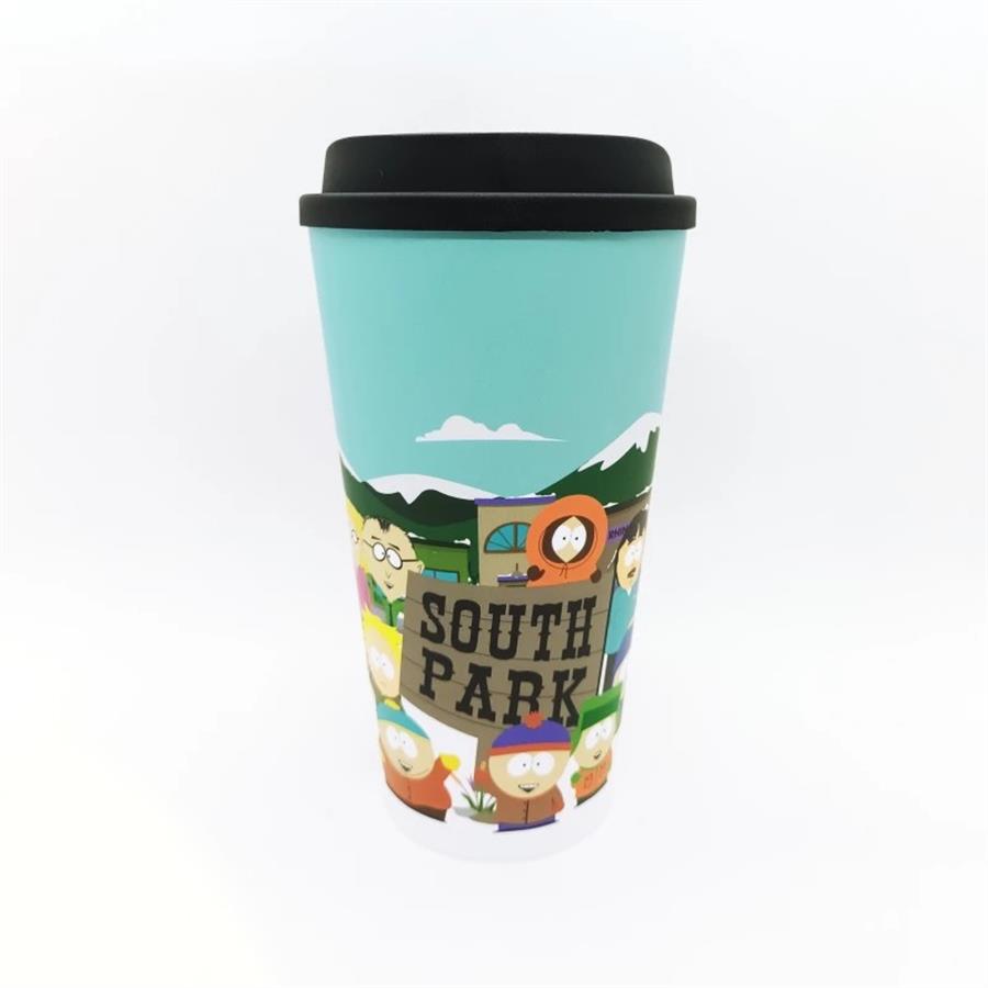 VASO PLASTICO CON TAPA SOUTH PARK