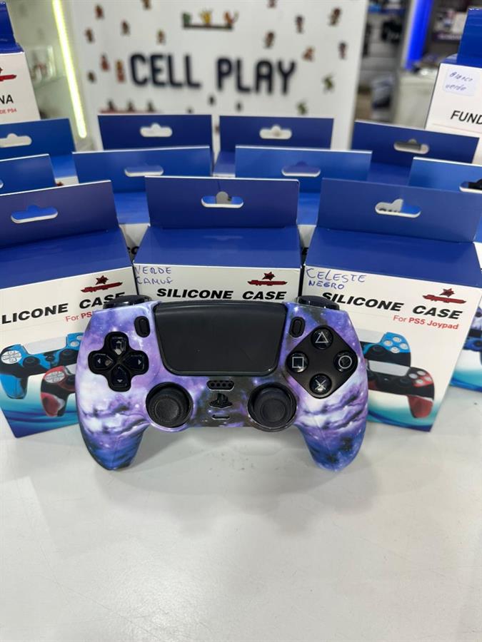 NIPPONGAME FUNDA JOYSTICK PS5 SILICONA GALAXIA