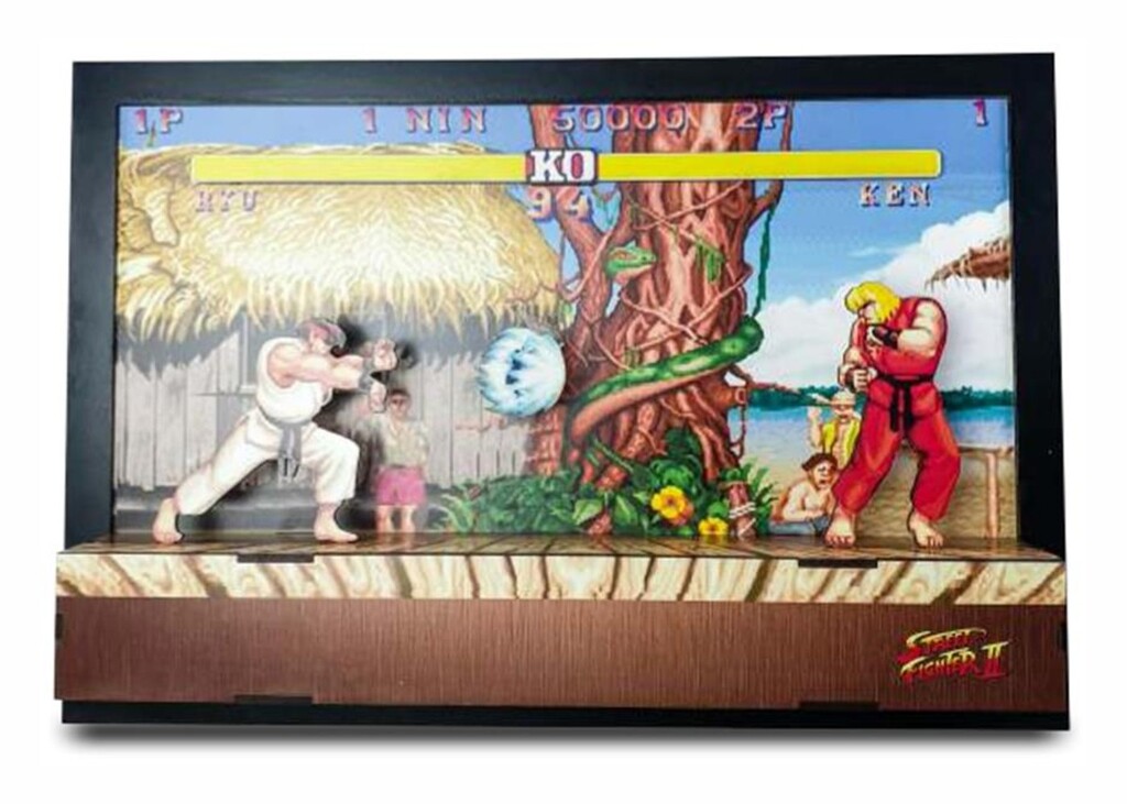 CUADRO GAMER 3D STREET FIGHTER
