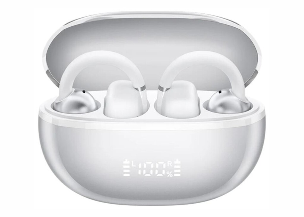 HAYLOU CONFORTABLE AIRFREE OPEN-EAR TRUE WIRELESS EARBUDS WHITE
