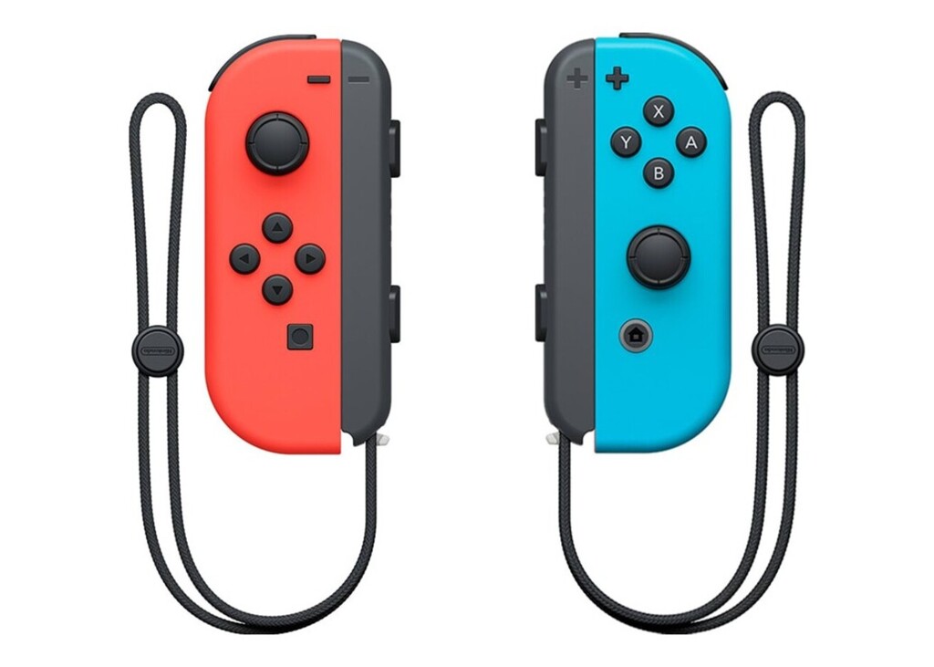NINTENDO SWITCH JOY-CON NEON RED / NEON BLUE