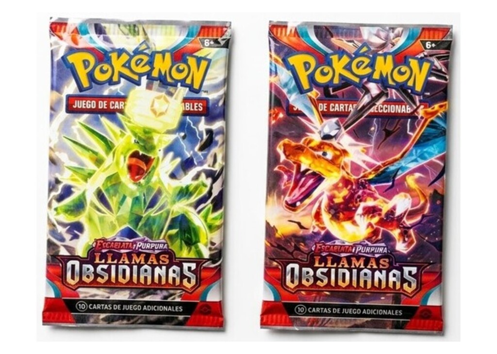 POKEMON CARTAS TRADING CARD GAME SCARLET VIOLET LLAMAS OBSIDIANAS