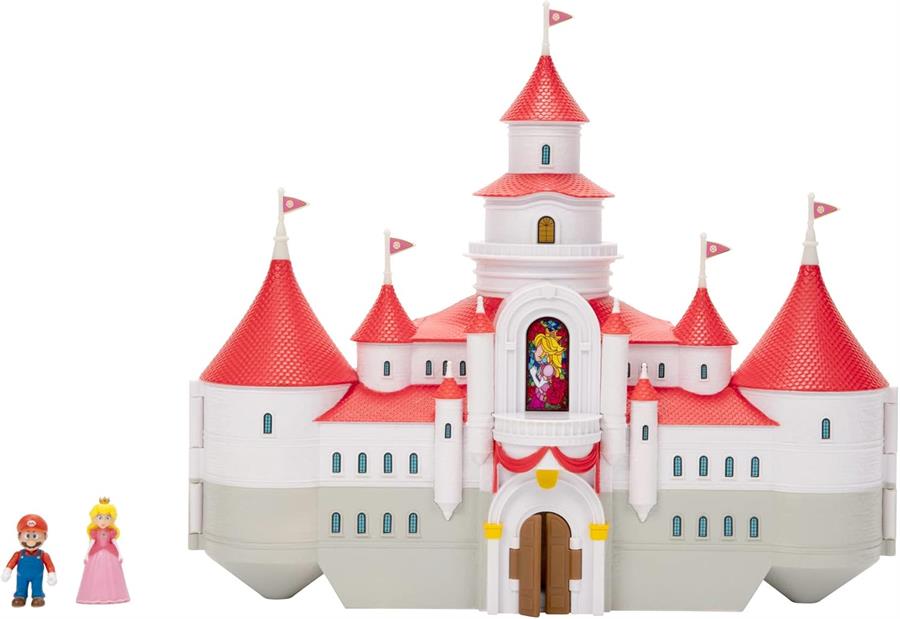 JAKKS THE SUPER MARIO BROS MOVIE CASTILLO DEL REINO CHAMPIÑON