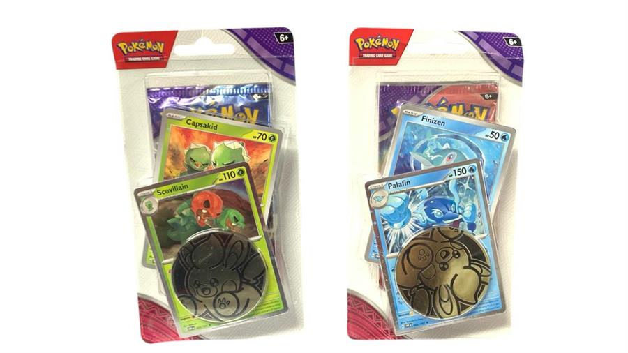 POKEMON CARTAS TRADING CARD GAME SCARLERT VIOLET TEMPORAL FORCES (TARJETA PROMO MONEDA)