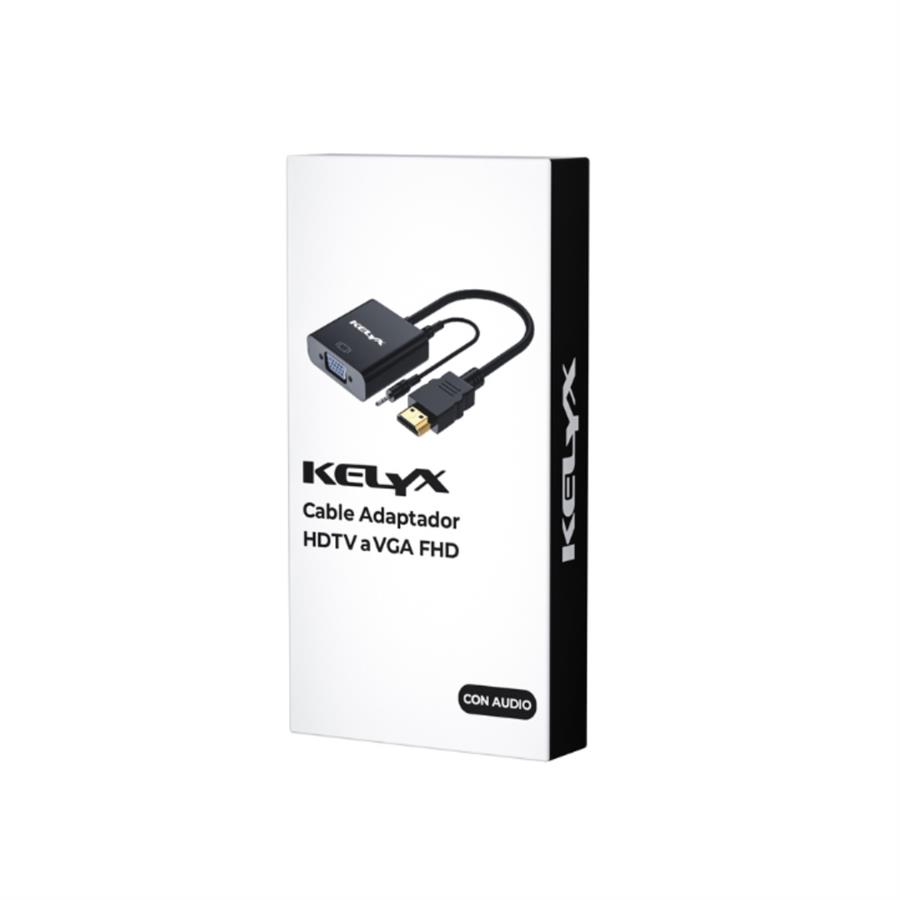 KELYX CABLE ADAPTADOR HDTV A VGA 1080 CON AUDIO