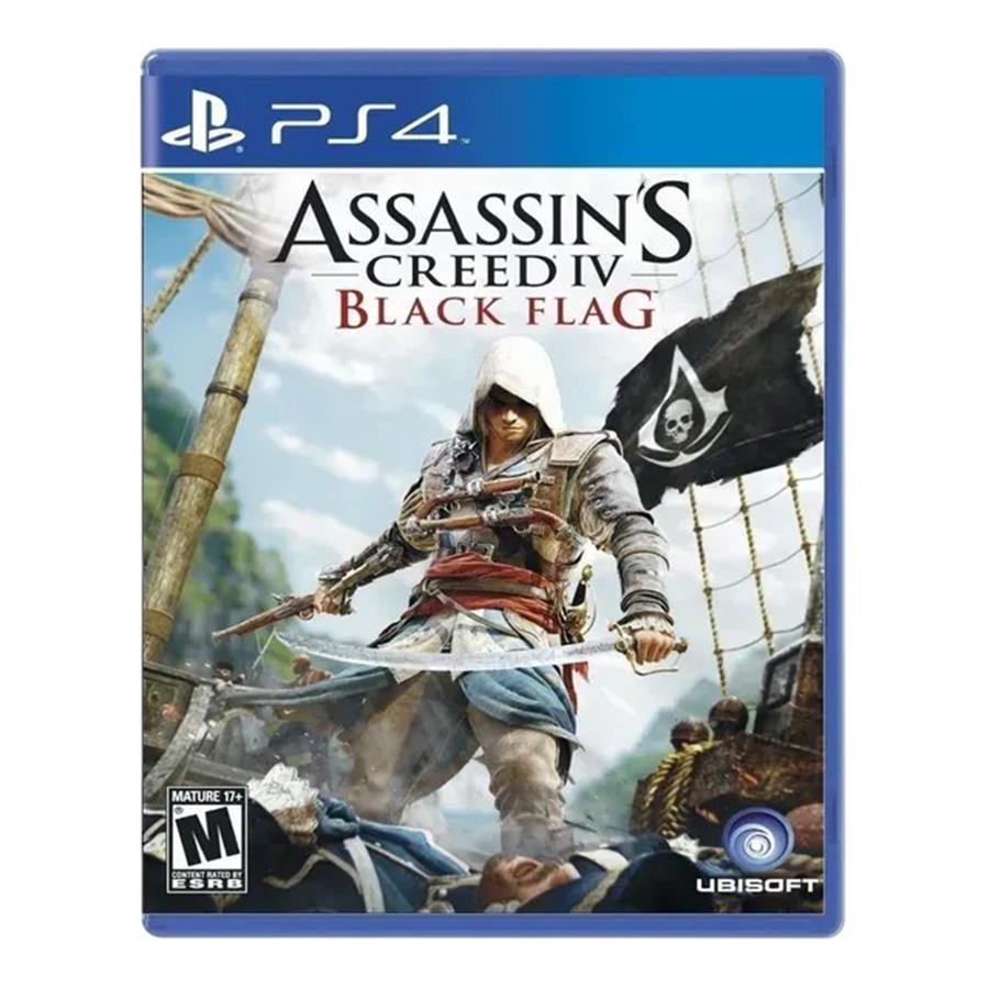 ASSASSINS CREED 4 BLACK FLAG JUEGO PS4 ABIERTO