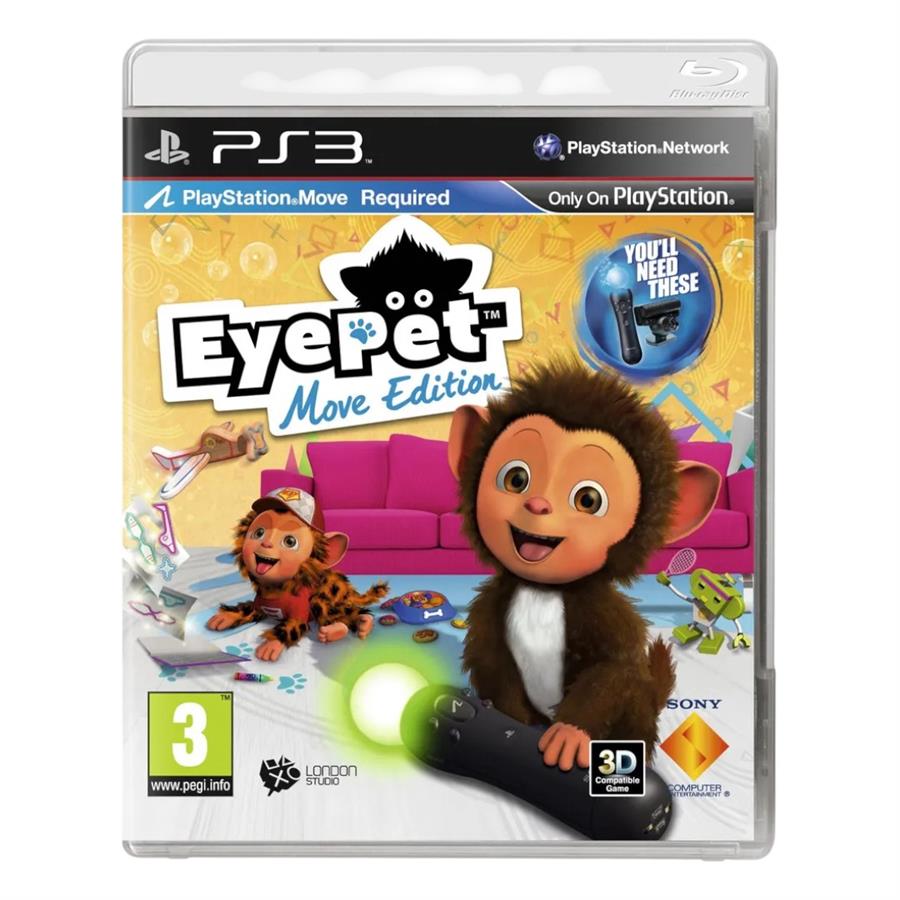 EYE PET JUEGO PS3 ABIERTO
