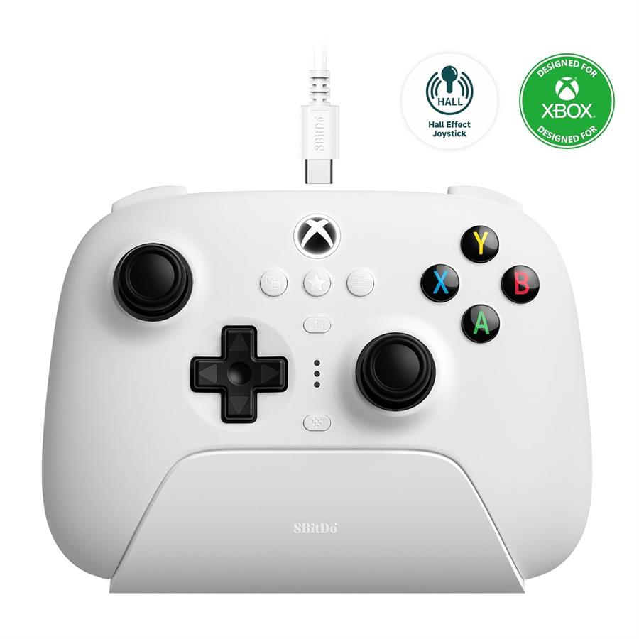 8BITDO JOYSTICK ULTIMATE 3-MODE XBOX/WIN*1 MES GAMEPASS 81HB01D WHITE