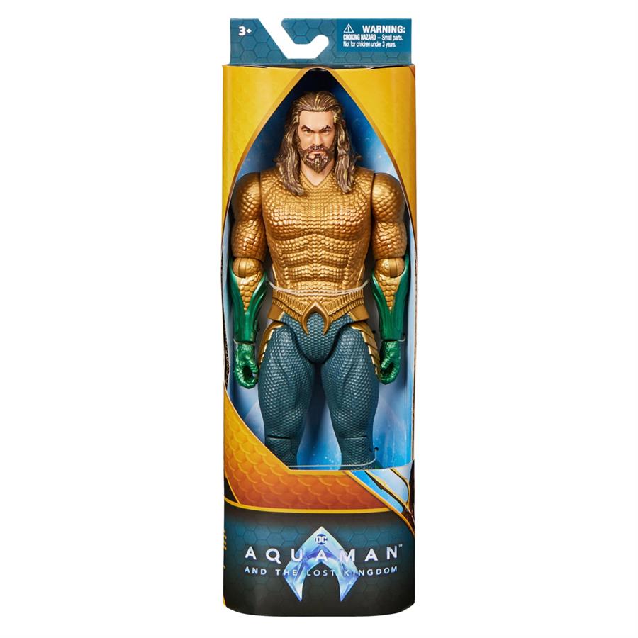 SPIN MASTER DC AQUAMAN FIGURA ARTICULADA 30 CM CON 11 ARTICULACIONES