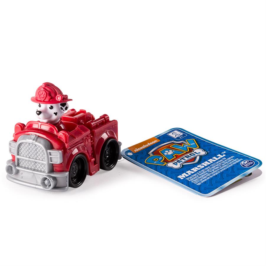 SPIN MASTER PAW PATROL MINI VEHICULO CON FIGURA INCORPORADA MARSHALL